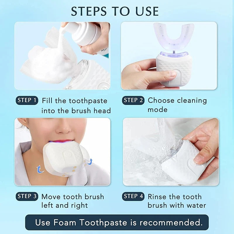 U-Shaped  Automatic Electric Toothbrush